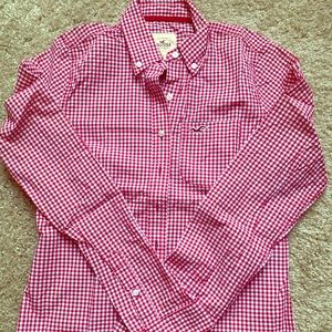 Cotton button down shirt from Hollister
